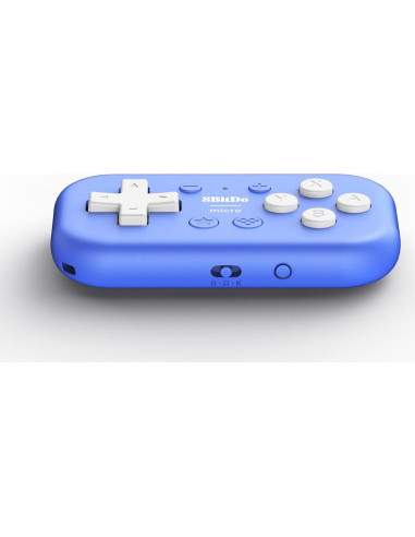 Controlador Mini Bluetooth 8Bitdo Micro Azul para Switch y Android
