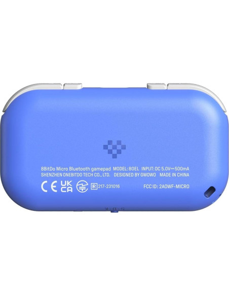 Controlador Mini Bluetooth 8Bitdo Micro Azul para Switch y Android