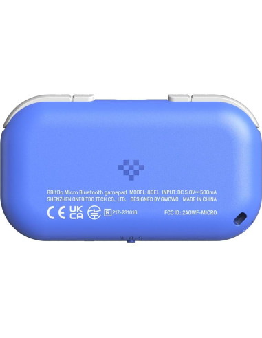 Controlador Mini Bluetooth 8Bitdo Micro Azul para Switch y Android