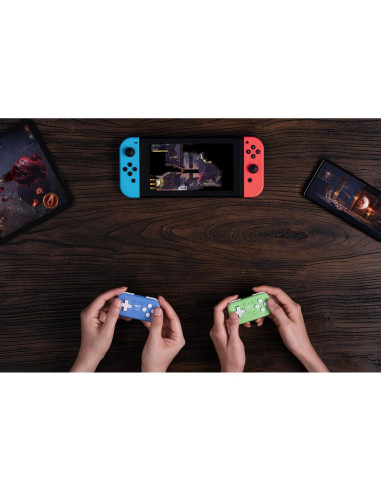 Controlador Mini Bluetooth 8Bitdo Micro Azul para Switch y Android