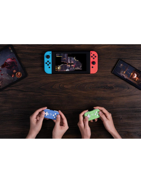 Controlador Mini Bluetooth 8Bitdo Micro Azul para Switch y Android