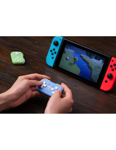 Controlador Mini Bluetooth 8Bitdo Micro Azul para Switch y Android