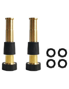 Boquillas de Jardín Hourleey 2 Pcs 12.7 cm Latón Resistente