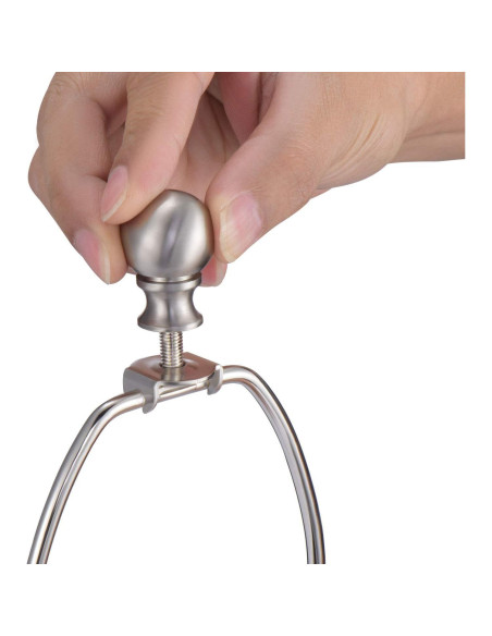 Soporte de Lámpara Canomo 20.3 cm Plateado 2 Juegos