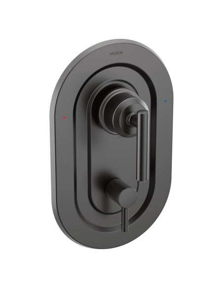 Grifo de Ducha Moen T2900BL Gibson Negro Mate 3 Funciones