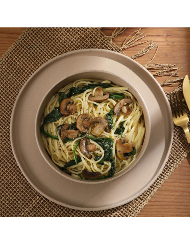 Vajilla Porcelana Gibson Elite Tatum 16 Piezas Rosa Taupe