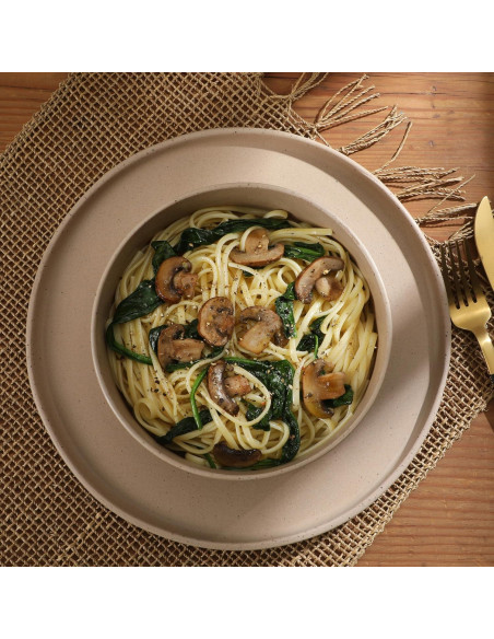 Vajilla Porcelana Gibson Elite Tatum 16 Piezas Rosa Taupe