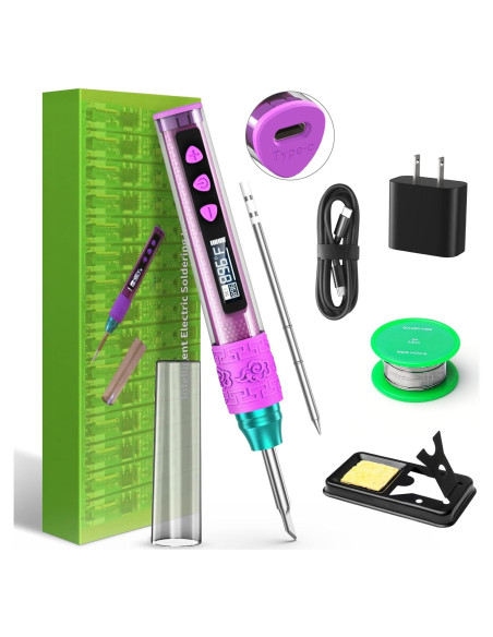 Kit de Soldador Crtsweker Digital 180-480C Pantalla OLED