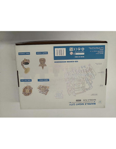 Rompecabezas 3D RoWood LGA01 Ciudad Nocturna de Madera