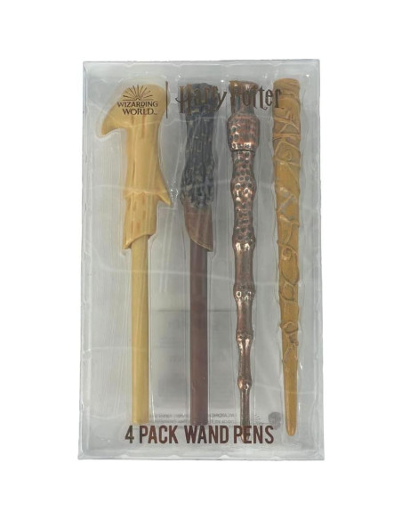 Juego de bolígrafos Harry Potter - Varitas de Voldemort, Hermione y Dumbledore