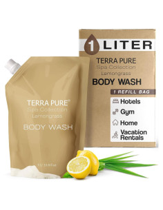 Bolsa de Recarga 1L Jabón Terra Pura Té Verde y Hierba Limón