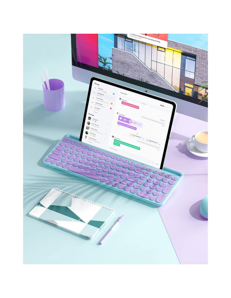 Teclado Bluetooth Seenda Retroiluminado Multi-Dispositivo