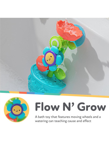 Juguete de Baño Nuby Flow N' Grow Garden - 18+ meses