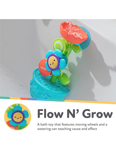 Juguete de Baño Nuby Flow N' Grow Garden - 18+ meses