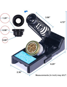 Soporte de Soldador YIHUA X-4 Premium con Esponja y Lana 2