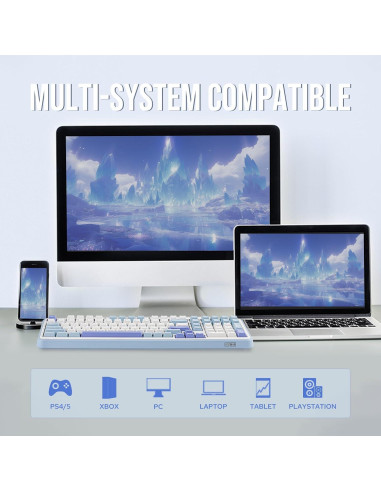 Teclado Mecánico EPOMAKER TH99 Inalámbrico RGB Numpad