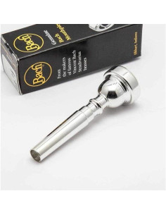 Boquilla de Trompeta Bach 5C Plata Media Ancha 2
