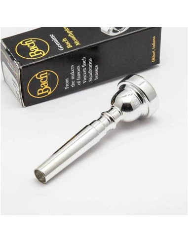 Boquilla de Trompeta Bach 5C Plata Media Ancha
