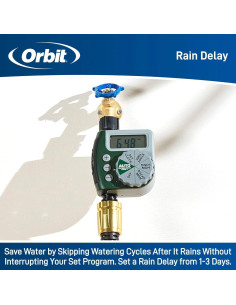 Temporizador Digital Orbit para Manguera 1 Salida Verde 2