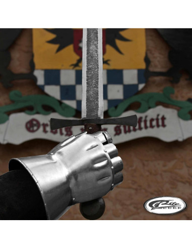 Espada forjada SZCO 102.87 cm acero al carbono cuero