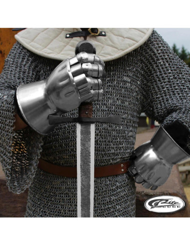 Espada forjada SZCO 102.87 cm acero al carbono cuero