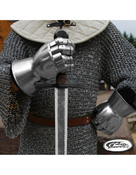 Espada forjada SZCO 102.87 cm acero al carbono cuero