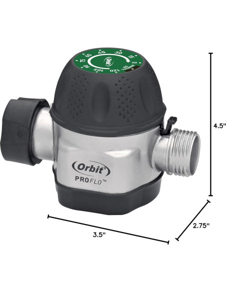 Temporizador de Riego Mecánico Orbit 62041 Metal 0.29 kg