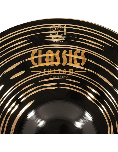 Platillo Splash Meinl 30.48 cm Classics Custom Dark B12