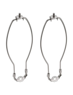 Juego de 2 Arpas de Lámpara Aspen Creative 30,48 cm Níquel