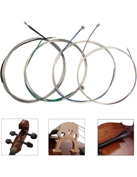Juego de Cuerdas de Violonchelo Imelod A-D-G-C Universal