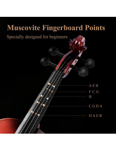 Violín Eastar 4/4 Completo para Adultos con Accesorios 2
