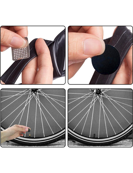 2 Cámaras de Bicicleta 14" x 1.75-2.15 Listenman + Kit Reparación