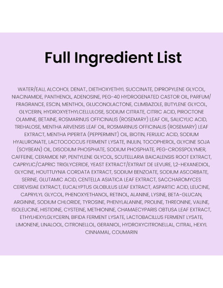 Tónico de Aceite de Romero y Menta Dr.Groot 100ml - Crecimiento Cabello