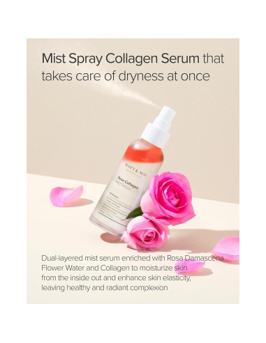 Suero en aerosol de colágeno Mary&May 100 ml - Hidratación y brillo