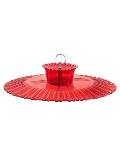Comedero para Colibríes iBorn con Baffle Solar 26.9cm Rojo
