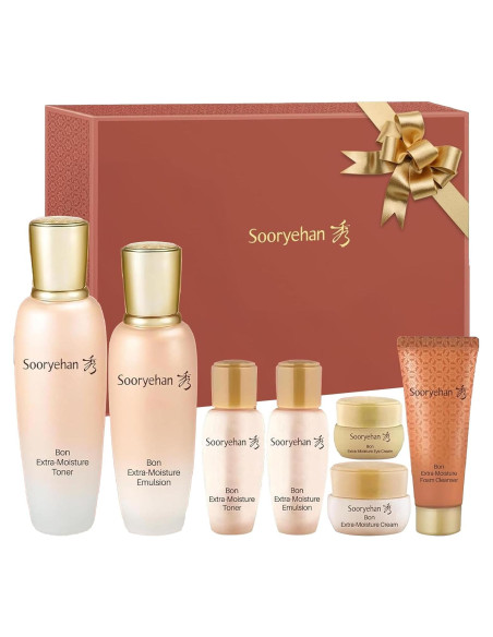 Conjunto de Cuidado de Piel Sooryehan Bon Extra Moisture 384.5 ml Conjunto de Cuidado de Piel Sooryehan Bon Extra Moisture 384.5 ml