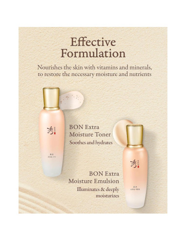 Conjunto de Cuidado de Piel Sooryehan Bon Extra Moisture 384.5 ml