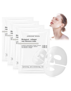 Mascarilla Facial de Colágeno Vizela - 4 Piezas Hidratantes