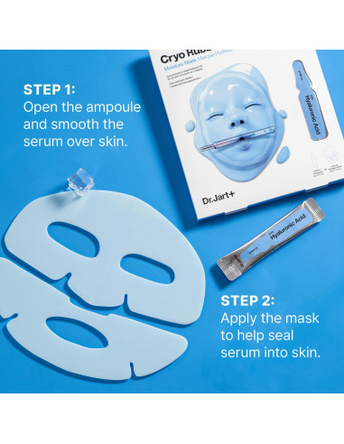 Máscara Facial Dr.Jart+ Cryo Rubber Hidratante 1 Paquete