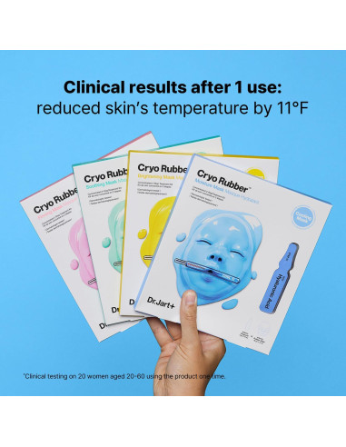 Máscara Facial Dr.Jart+ Cryo Rubber Hidratante 1 Paquete