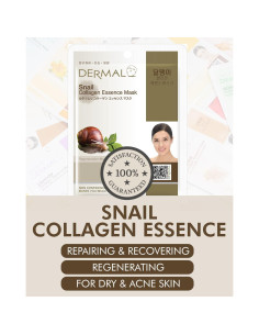 Máscara Facial DERMAL de Colágeno de Caracol 10 Piezas 2