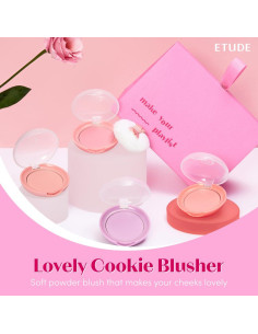 Rubor en Polvo Etude House Galletas Durazno Choux 4g 2