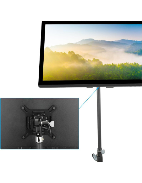 Soporte VESA Ajustable CAMVATE 75x75 100x100mm para Monitor