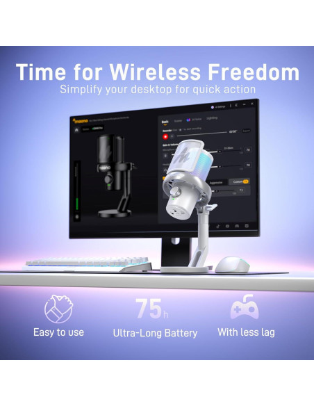 Micrófono Inalámbrico MAONO DM40 Pro USB para PC