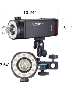 Flash Godox AD200 Pro II 200Ws Bi-Color TTL Inalámbrico 2