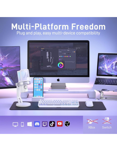 Micrófono Inalámbrico MAONO DM40 Pro USB para PC