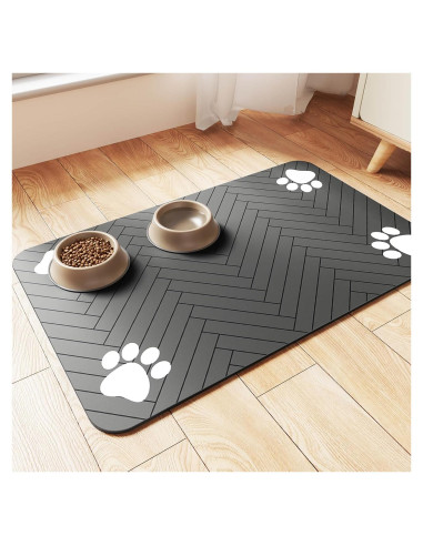 Alfombrilla Absorbente para Mascotas DK177 43x68 cm Gris