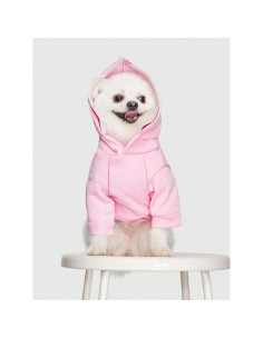 Sudadera para Perros QWINEE Tiburón Rosa Pequeña Invierno 2