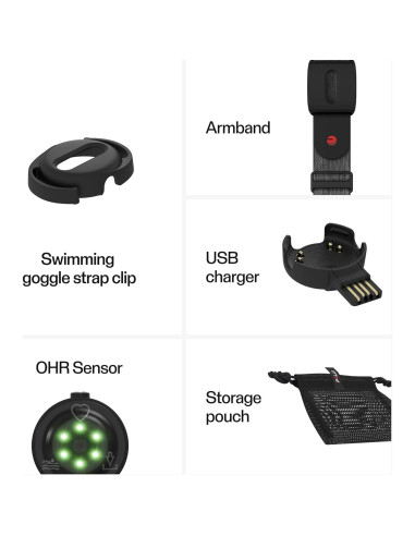 Monitor de Frecuencia Cardíaca Polar Verity Sense - Gris