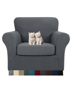 Funda de Silla MAXIJIN Jacquard 2 Piezas Antideslizante